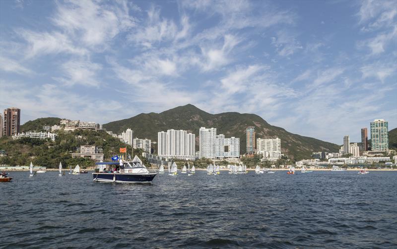 Optimist Green Fleet in Repulse Bay. Hong Kong Raceweek 2019 - photo © RHKYC / Guy Nowell