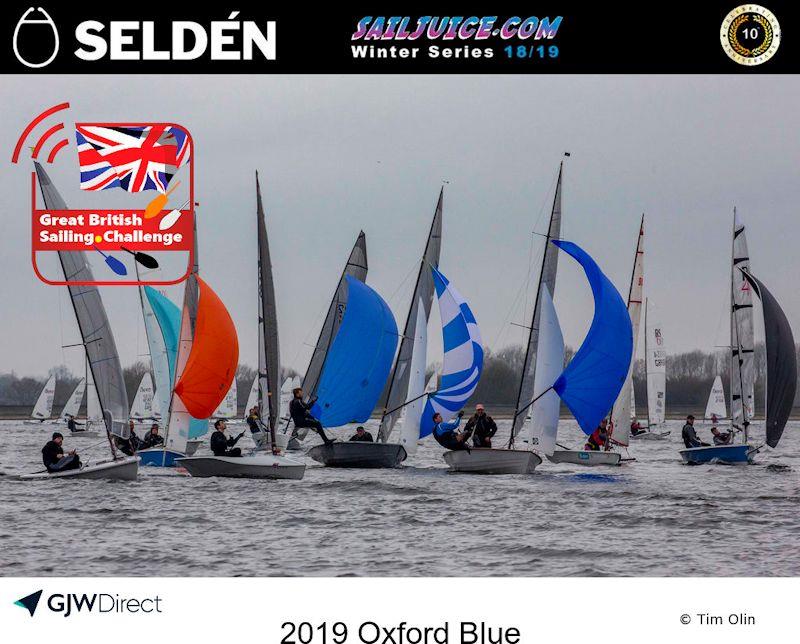 The Oxford Blue forms part of the Selden SailJuice Winter Series photo copyright Tim Olin / www.olinphoto.co.uk taken at Oxford Sailing Club and featuring the Dinghy class