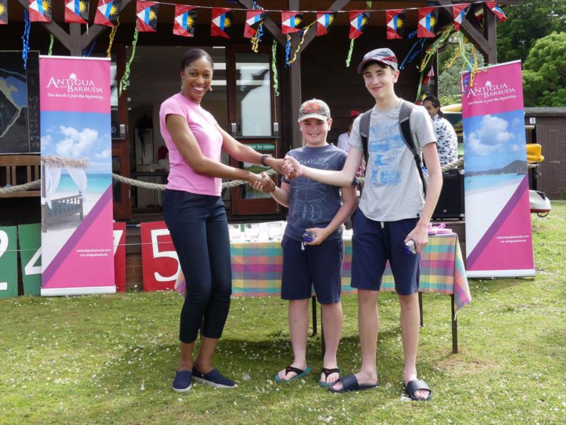 Harry and Jack Royston (First Sea Cadets) at the 7th Antigua Sailing Day Regatta at St Edmundsbury photo copyright Mike Steele taken at St Edmundsbury Sailing & Canoeing Association and featuring the Dinghy class