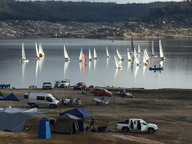 Keepit Kool moved to Copeton due to water levels photo copyright Phil Yeomans - Deckhardware taken at Lake Keepit Sailing Club and featuring the Dinghy class