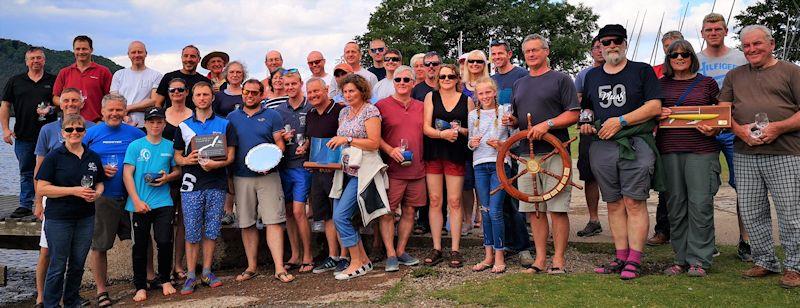 Prizewinners in the Lord Birkett Memorial Trophy 2019 at Ullswater - photo © Sue Giles