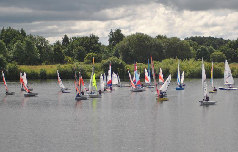 RYA NE Region Youth and Junior Traveller event at Ripon photo copyright Simon Moss taken at Ripon Sailing Club and featuring the Dinghy class