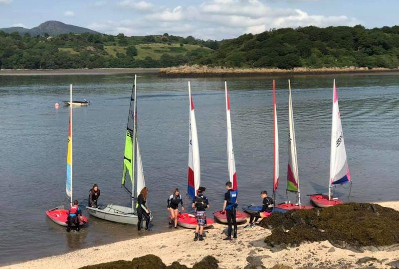 When racing's postponed - Solway Yacht Club Cadet Week 2019 photo copyright Anne-Marie Williams taken at Solway Yacht Club and featuring the Dinghy class