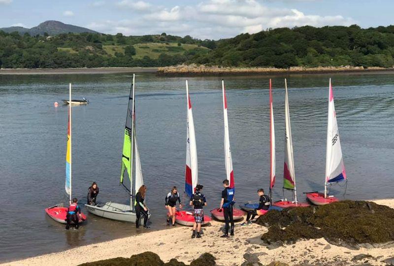 When racing's postponed - Solway Yacht Club Cadet Week 2019 - photo © Anne-Marie Williams