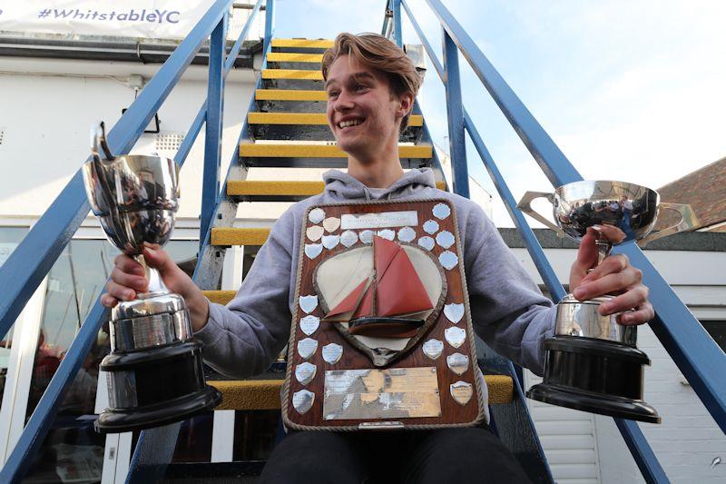 Pierce Seward ended his KSSA career on a high - KSSA Annual Regatta 2019 at Whitstable photo copyright KSSA taken at Whitstable Yacht Club and featuring the Dinghy class