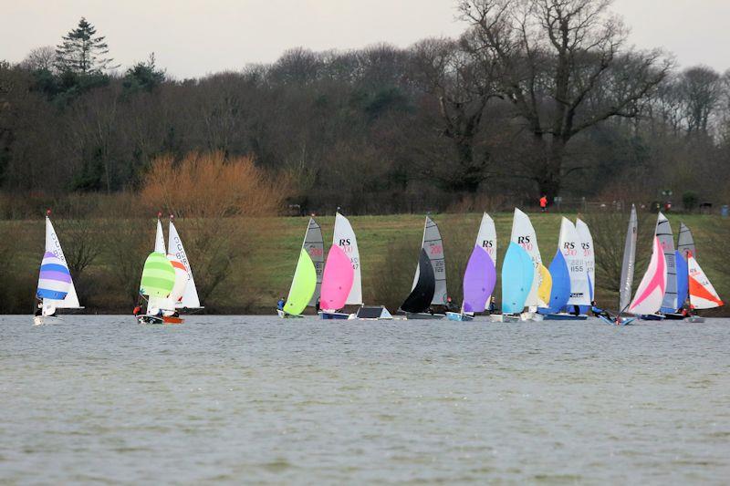 Week 1 of the Alton Water 2020 Fox's Chandlery & Anglian Water Frostbite Series photo copyright Tim Bees taken at Alton Water Sports Centre and featuring the Dinghy class