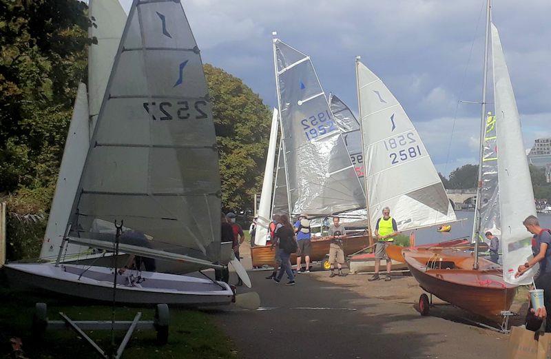 Minima YC Regatta 2020 - The busy (but socially-distanced) scene on Minima's landing stage made a nice change after weeks of lockdown - photo © John Forbes