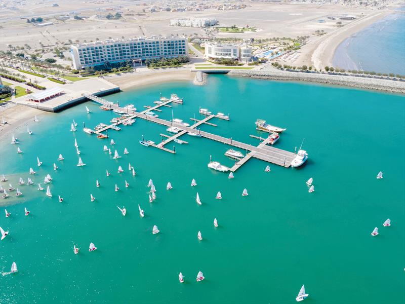 49er, 49erFX, and Nacra 17 Worlds, Al Mussanah Sports City, photo copyright Oman Sail taken at Oman Sail and featuring the Dinghy class