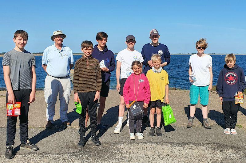 Prizewinners from the North East & Yorkshire Youth Travellers (NEYYTS) at Covenham - photo © Martin Redmond