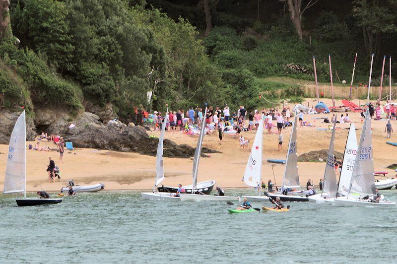 Salcombe YC Bucket and Spade Series race 3 photo copyright Malcolm Mackley taken at Salcombe Yacht Club and featuring the Dinghy class