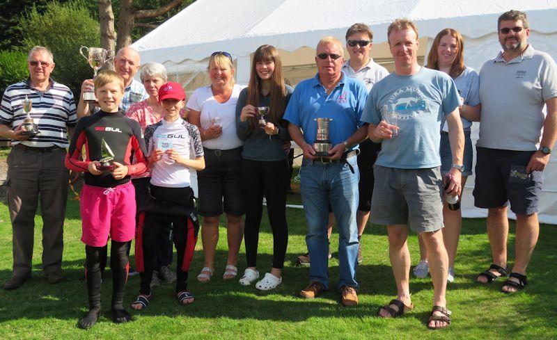 Trophy winners in the Kippford RNLI Regatta Day at Solway YC - photo © John Sproat