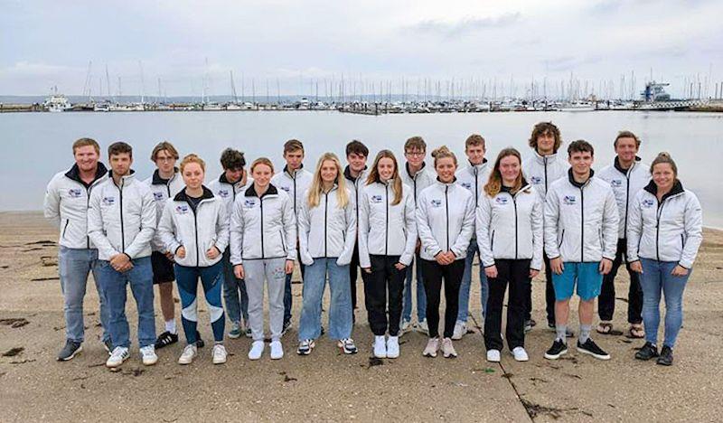 Sailors ready to represent Great Britain at the Youth Sailing World Championships photo copyright RYA taken at Weymouth & Portland Sailing Academy and featuring the Dinghy class