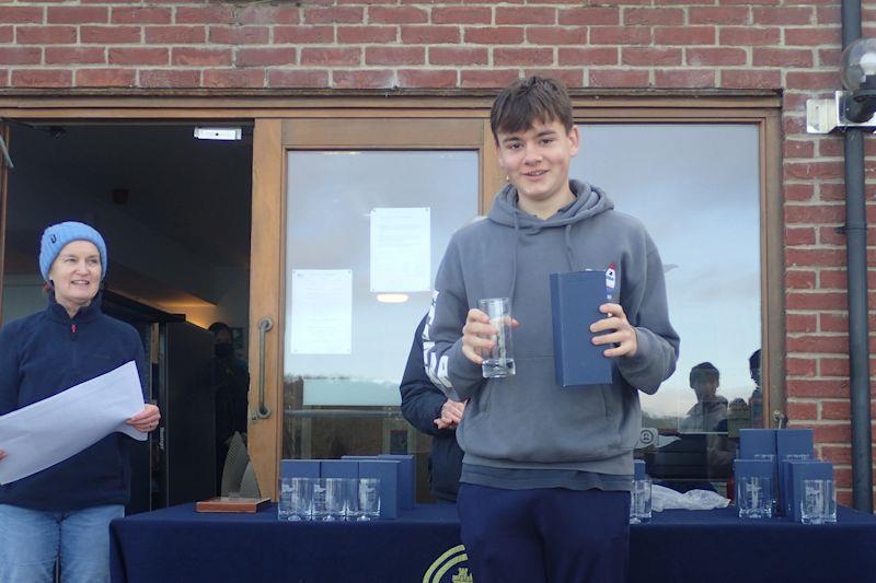 Joshua James wins the Slow Fleet in the Chichester Frozen Toe Series photo copyright Mark Green taken at Chichester Yacht Club and featuring the Dinghy class