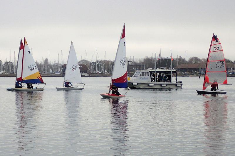 Final race of the Chichester Frozen Toe Series photo copyright Mark Green taken at Chichester Yacht Club and featuring the Dinghy class