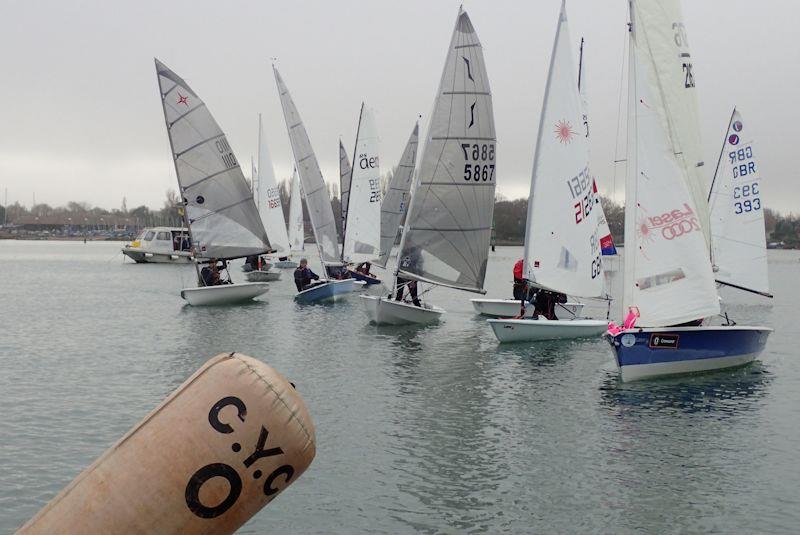 Final race of the Chichester Frozen Toe Series photo copyright Mark Green taken at Chichester Yacht Club and featuring the Dinghy class