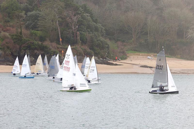 Salcombe Festive Series Race 3 on New Year's Day 2022 photo copyright Lucy Burn taken at Salcombe Yacht Club and featuring the Dinghy class