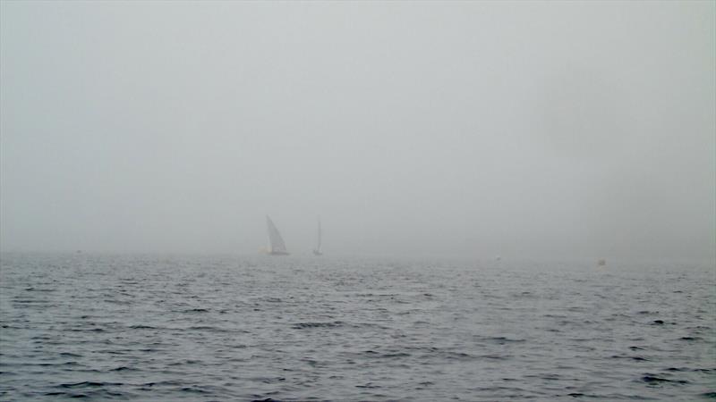 Foggy conditions for the Chase Sailing Club Polar Pursuit photo copyright Dave Humphries taken at Chase Sailing Club and featuring the Dinghy class