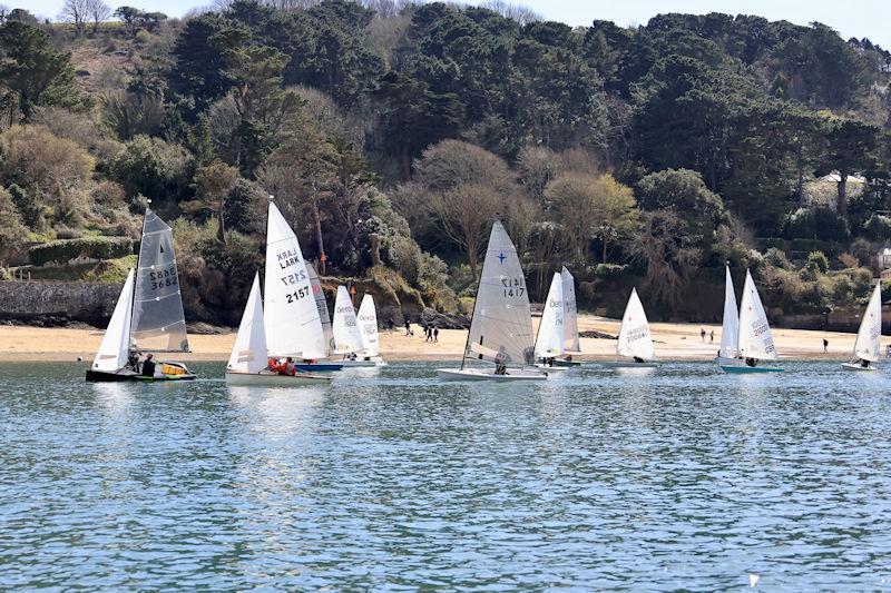 Salcombe Yacht Club Spring Series Race 4 photo copyright Lucy Burn taken at Salcombe Yacht Club and featuring the Dinghy class