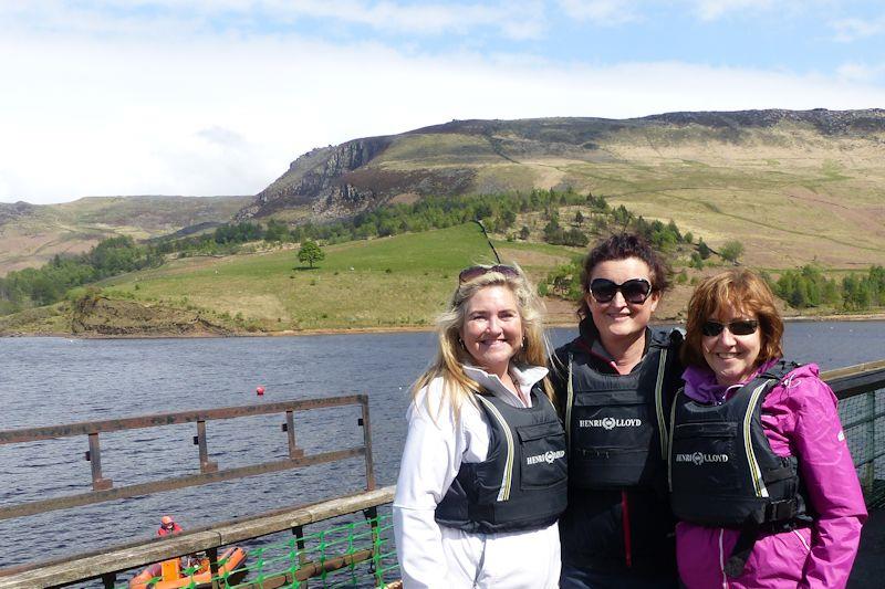 Just three of the many happy participants at the Discover Sailing Day 2022 at Dovestone Sailing Club photo copyright Nik Lever taken at Dovestone Sailing Club and featuring the Dinghy class