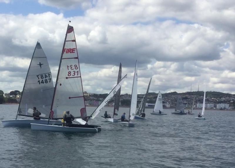 Phantoms at POSH 2022 photo copyright Ian Bullock & Andy Probert taken at Paignton Sailing Club and featuring the Dinghy class