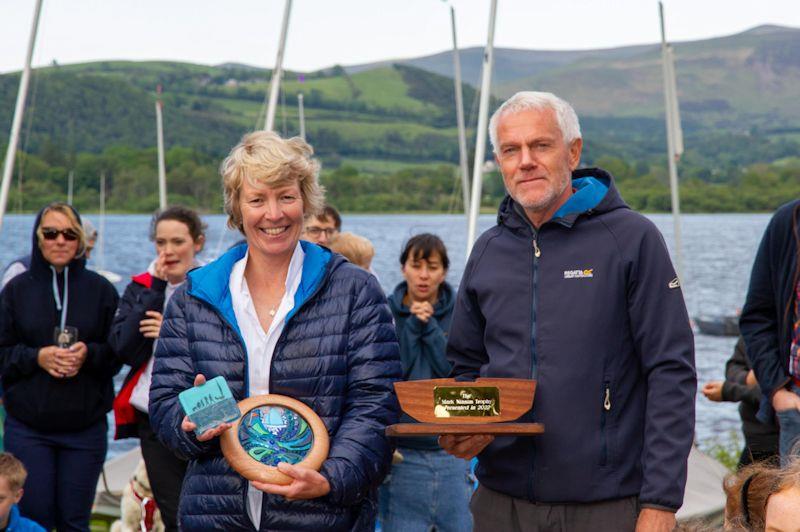 Dave and Lynn Lawson win the inaugural Big Mark's Big Race at Bassenthwaite - photo © Nick Smith