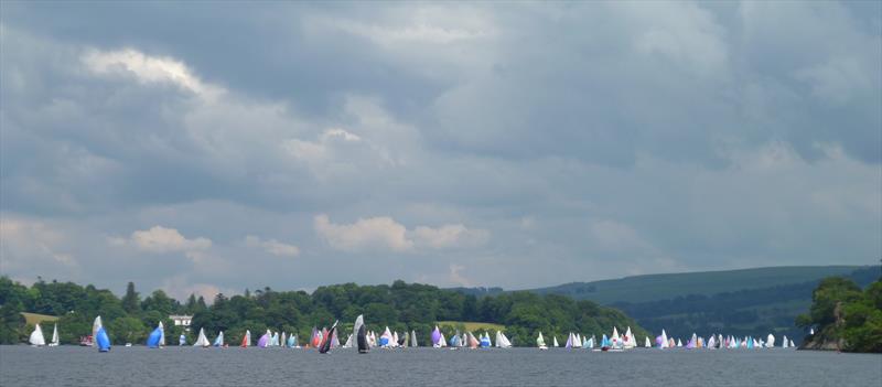 4. The racers make their way down the lake in 2012 for the 50th Birkett photo copyright Sue Giles taken at Ullswater Yacht Club and featuring the Dinghy class