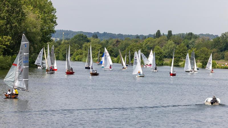 Bourne End Week 2022 photo copyright Tony Ketley taken at Upper Thames Sailing Club and featuring the Dinghy class