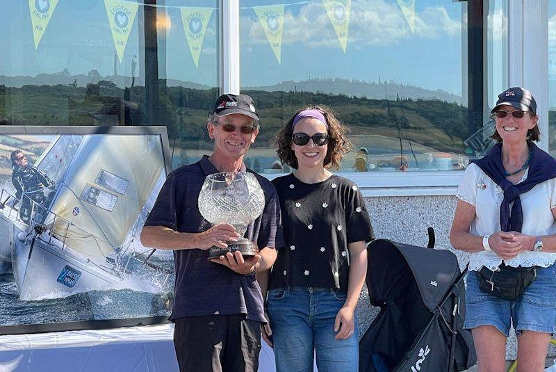 Overall winners of the racing, Dave Turtle and Zara Frankton - 75th Anniversary Weekend at Port Dinorwic photo copyright Cathy Goodwin taken at Port Dinorwic Sailing Club and featuring the Dinghy class