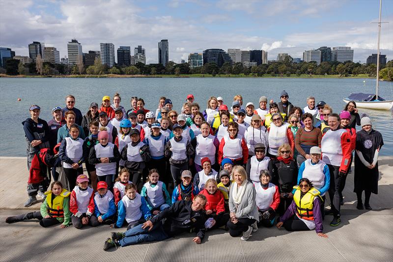 City Sail Regatta photo copyright Darren McNamara taken at Albert Park Yacht Club and featuring the Dinghy class