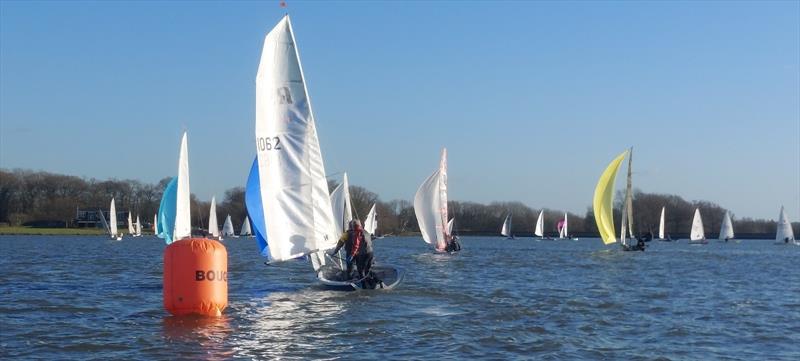 Bough Beech Sailing Club Icicle Open Series  photo copyright Sarah Seddon taken at Bough Beech Sailing Club and featuring the Dinghy class