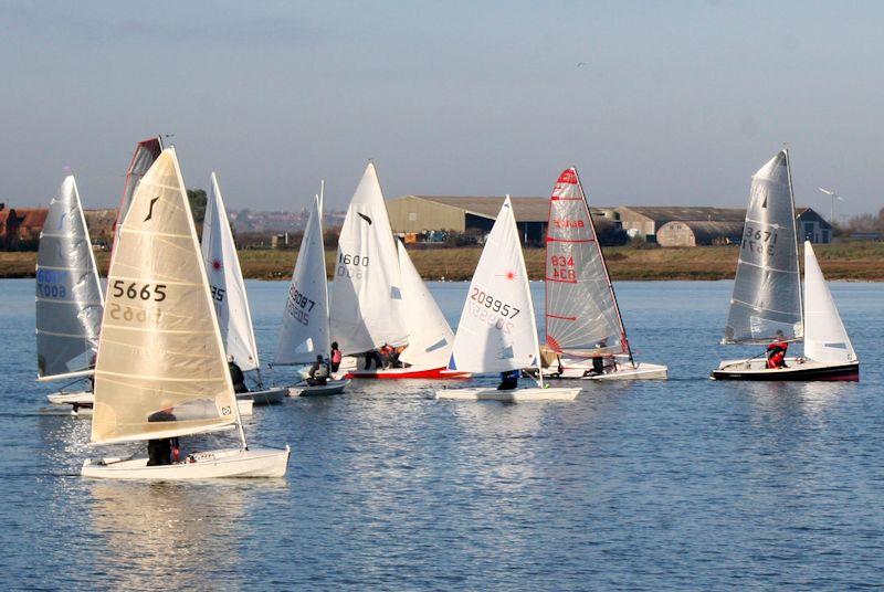 Harlow Blackwater Icicle Race photo copyright John Wilmott taken at Harlow (Blackwater) Sailing Club and featuring the Dinghy class