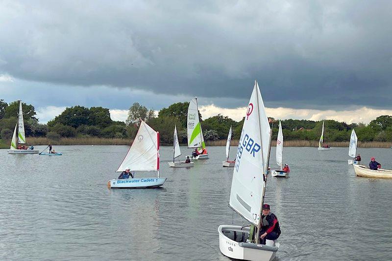 Blackwater SC open day - taster sails photo copyright Nigel Butler taken at Blackwater Sailing Club and featuring the Dinghy class