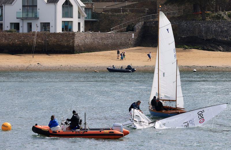 Salcombe YC Spring Series race 5 photo copyright Lucy Burn taken at Salcombe Yacht Club and featuring the Dinghy class