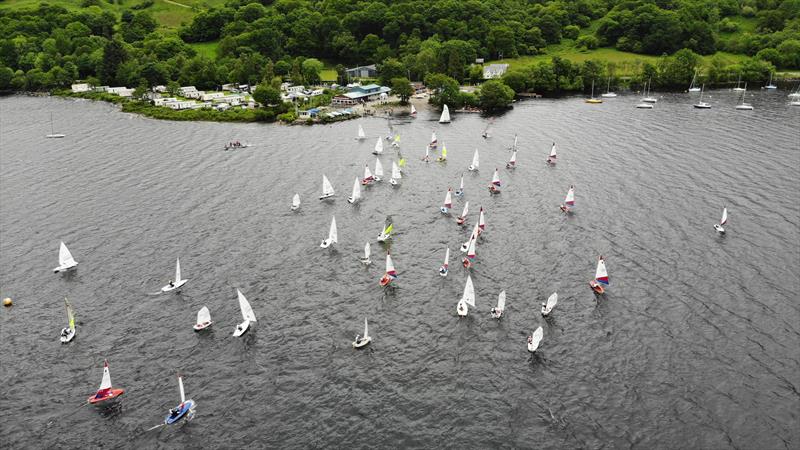 Brown Cup Scottish Schools Sailing Championships photo copyright LESC taken at Loch Earn Sailing Club and featuring the Dinghy class