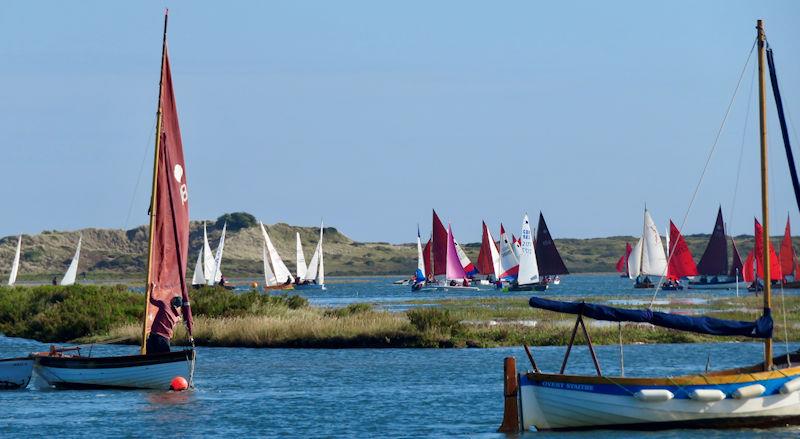 High Summer at Overy Staithe (club regatta) photo copyright Jennie Clark taken at Overy Staithe Sailing Club and featuring the Dinghy class