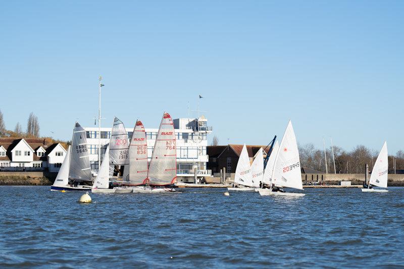 Boats sailing in front of the club - third week of the RCYC Snow Globe - photo © Petru Balau Sports Photography / sports.hub47.com