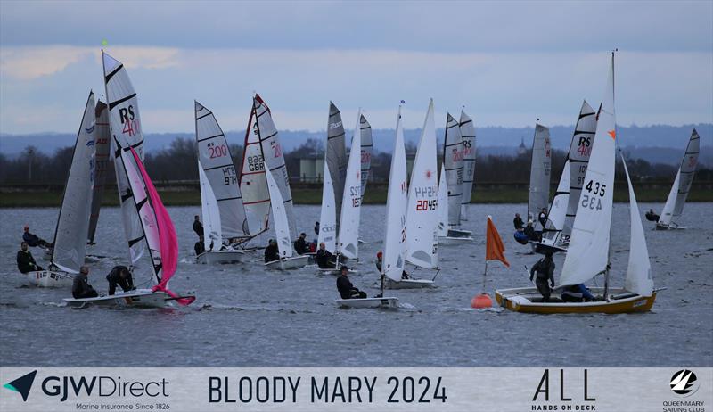 GJW Direct 48th Bloody Mary photo copyright Mark Jardine taken at Queen Mary Sailing Club and featuring the Dinghy class