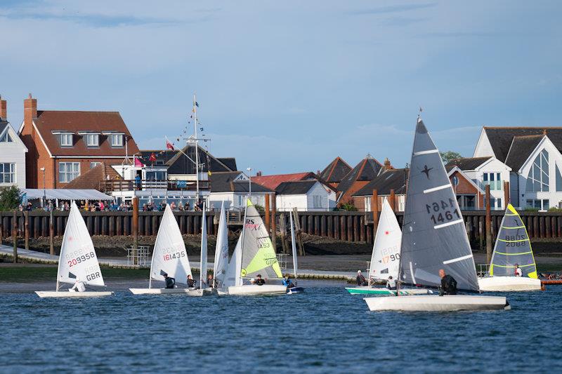 Dinghies sailing in front of Burnham SC  - John Torrance Trophy 2023 - photo © Petru Balau Sports Photography / sports.hub47.com