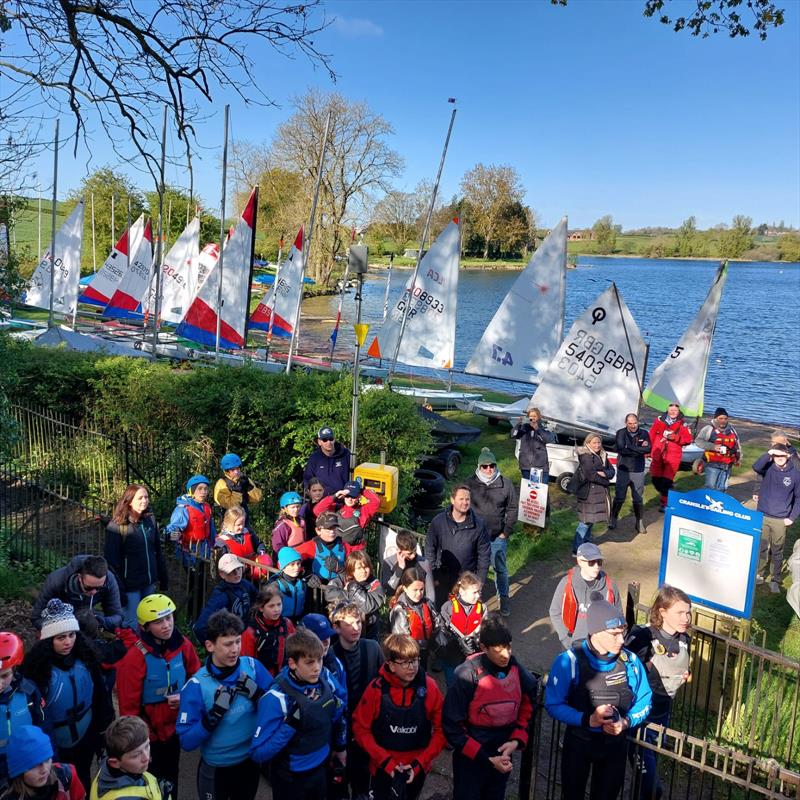 P&B Northamptonshire Youth Series Round 1 at Cransley photo copyright Andie Byrd taken at Cransley Sailing Club and featuring the Dinghy class