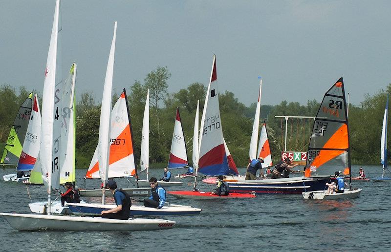 P&B Northamptonshire Youth Series at Middle Nene photo copyright Wilf Kunze taken at Middle Nene Sailing Club and featuring the Dinghy class