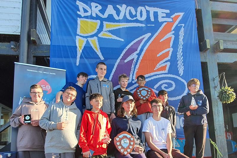 Best Team trophy awarded - P&B Northamptonshire Youth Series finale at Draycote photo copyright Jon Hughes taken at Draycote Water Sailing Club and featuring the Dinghy class
