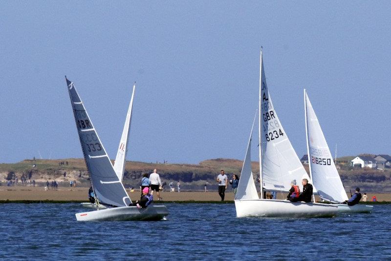 Spring Lake Series race at West Kirby SC photo copyright Alan Jenkins taken at West Kirby Sailing Club and featuring the Dinghy class