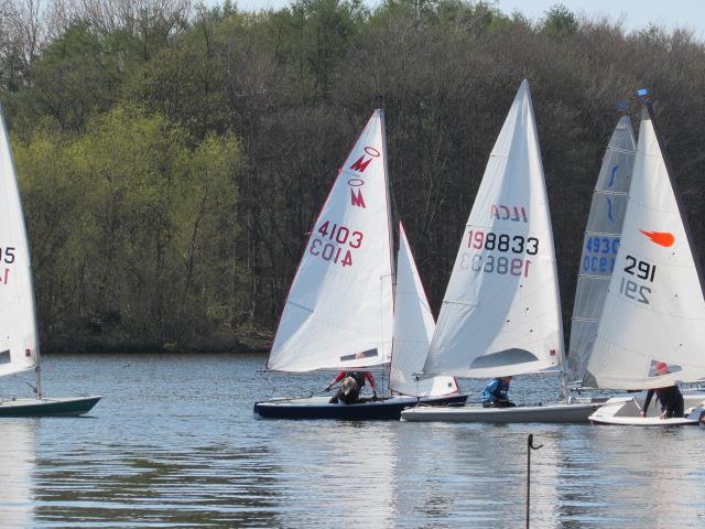 Border Counties Midweek Sailing Series at Nantwich photo copyright Brian Herring taken at Nantwich & Border Counties Sailing Club and featuring the Dinghy class