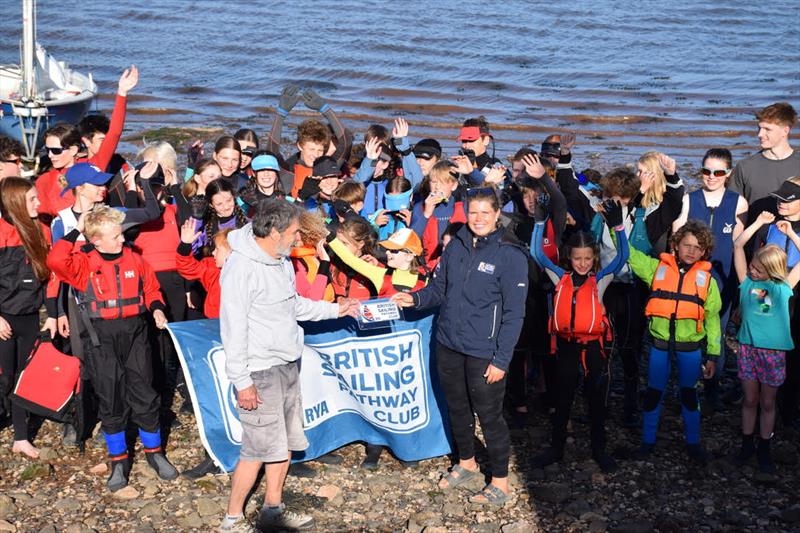 GBR Sailing Squad member Catrin Williams visits Starcross Yacht Club to launch Pathway Club status - photo © F Ballantyne