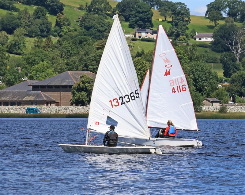 First junior, Thomas Walker - Border Counties Midweek Sailing Series at Bala - photo © John Hunter