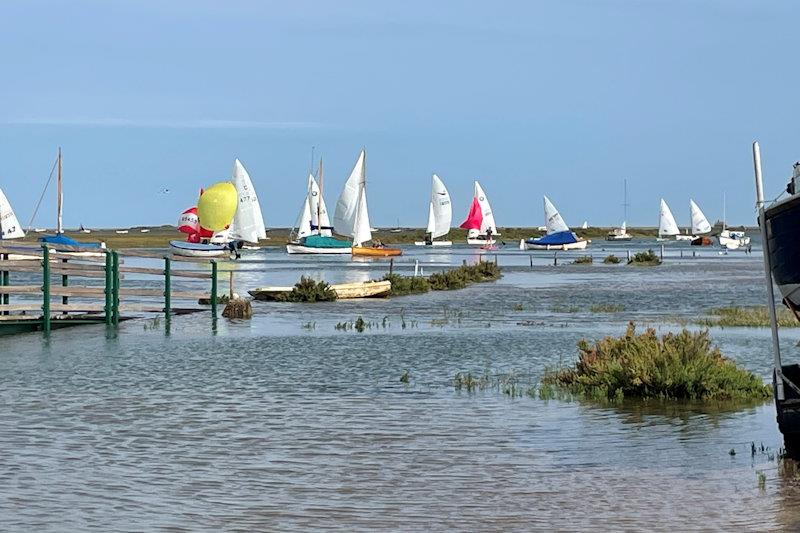 Blakeney Regatta finish - photo © Susan Trent