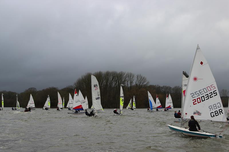 Youth Icicle Series at Bough Beech day 3 photo copyright Sarah Seddon taken at Bough Beech Sailing Club and featuring the Dinghy class