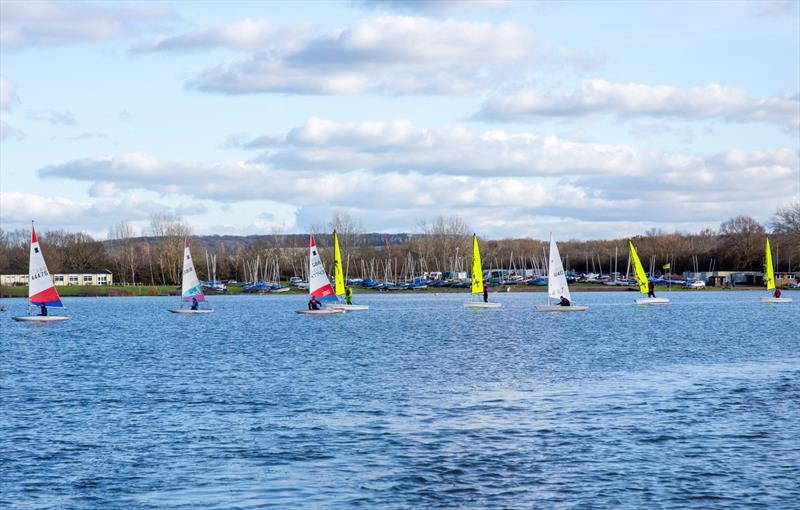 Junior Sailors Shine at the MKBYSA Season Opener photo copyright Adam Fox taken at Stewartby Water Sailing Club and featuring the Dinghy class