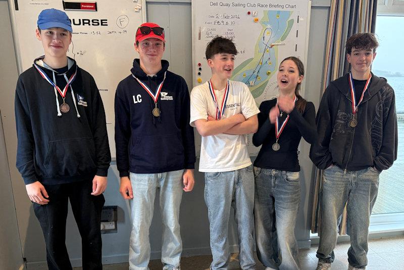 Felpham Juniors - Dell Quay Frostbite Series finale - photo © James Pound