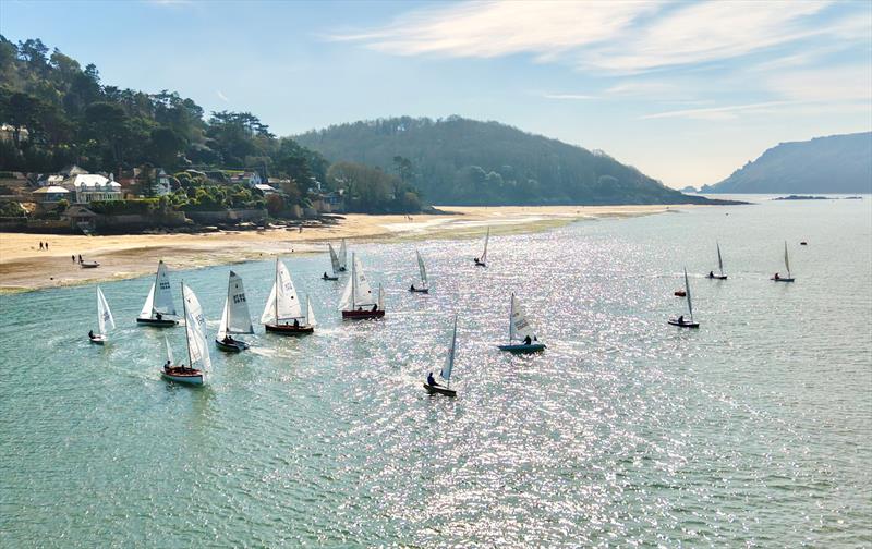 Salcombe Yacht Club Spring Series Race 3 photo copyright Lucy Burn taken at Salcombe Yacht Club and featuring the Dinghy class